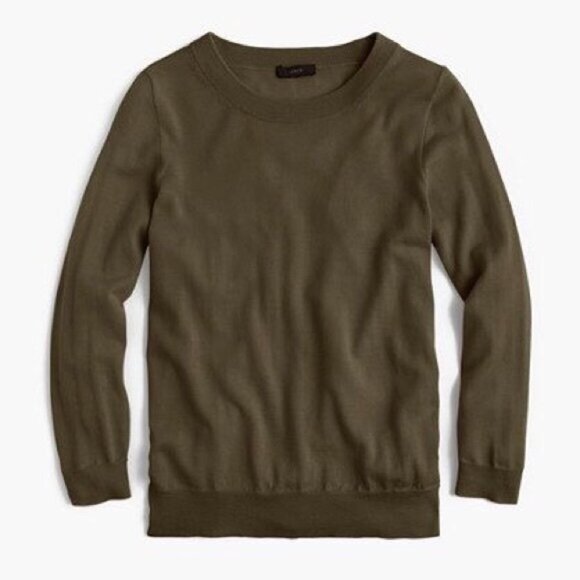 J Crew Tippi Crewneck sweater in Merino, XXL in Olive Green - Picture 1 of 5